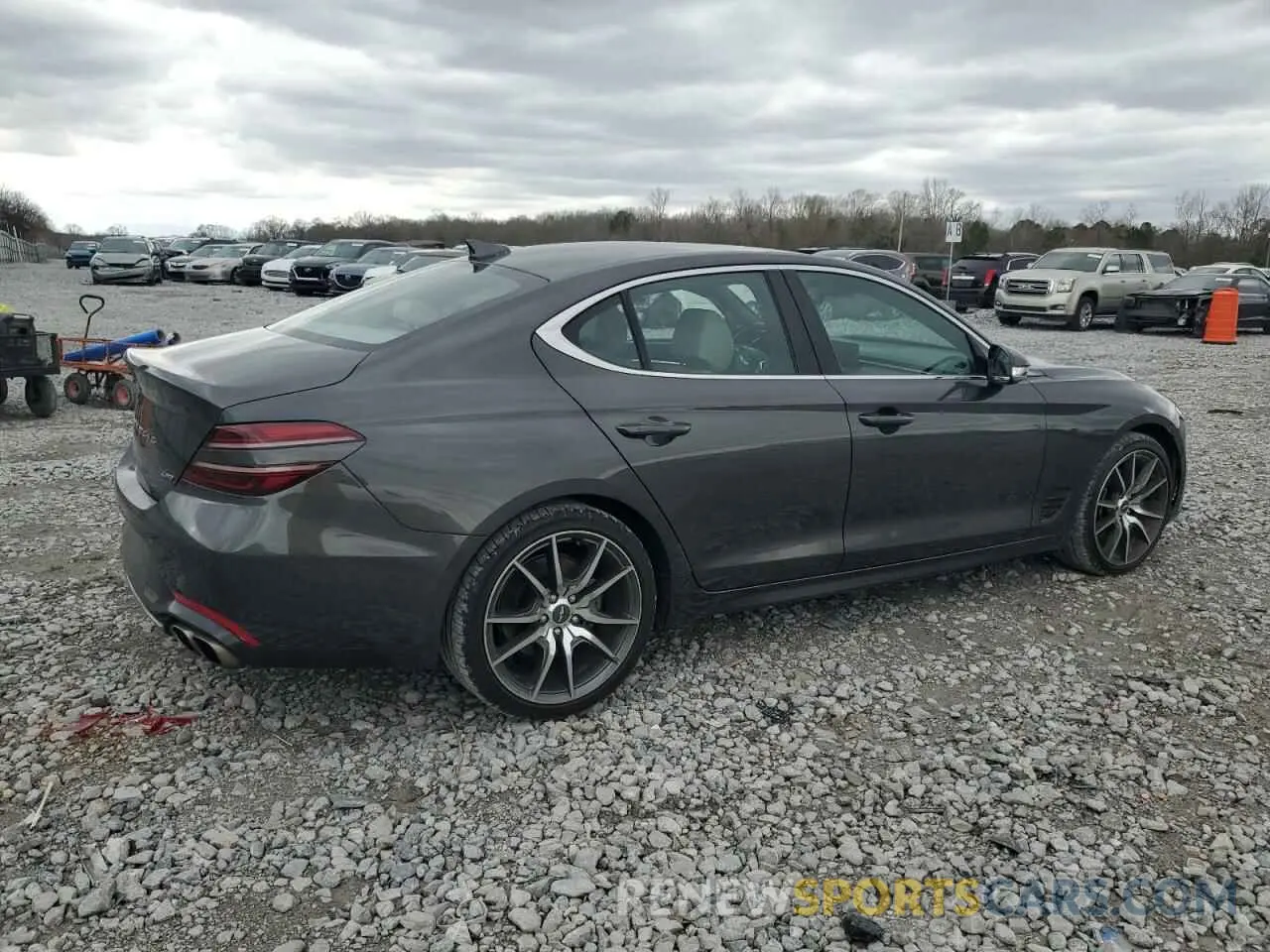 3 fotografías del automóvil dañado KMTG34TA7PU124188 GENESIS G70 BASE 2023
