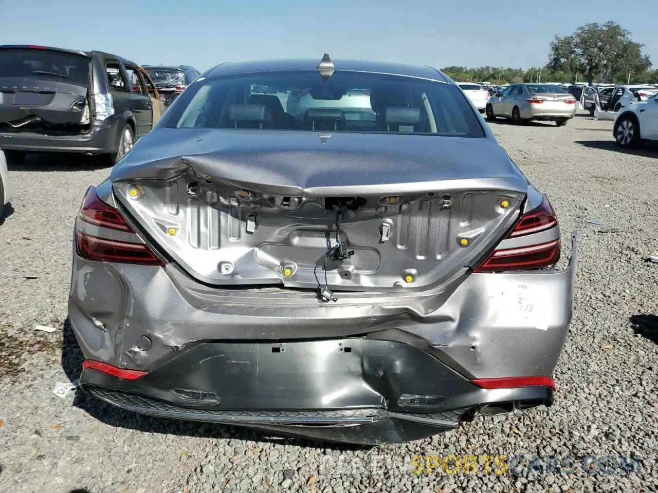 6 fotografías del automóvil dañado KMTG34TA7PU131495 GENESIS G70 BASE 2023