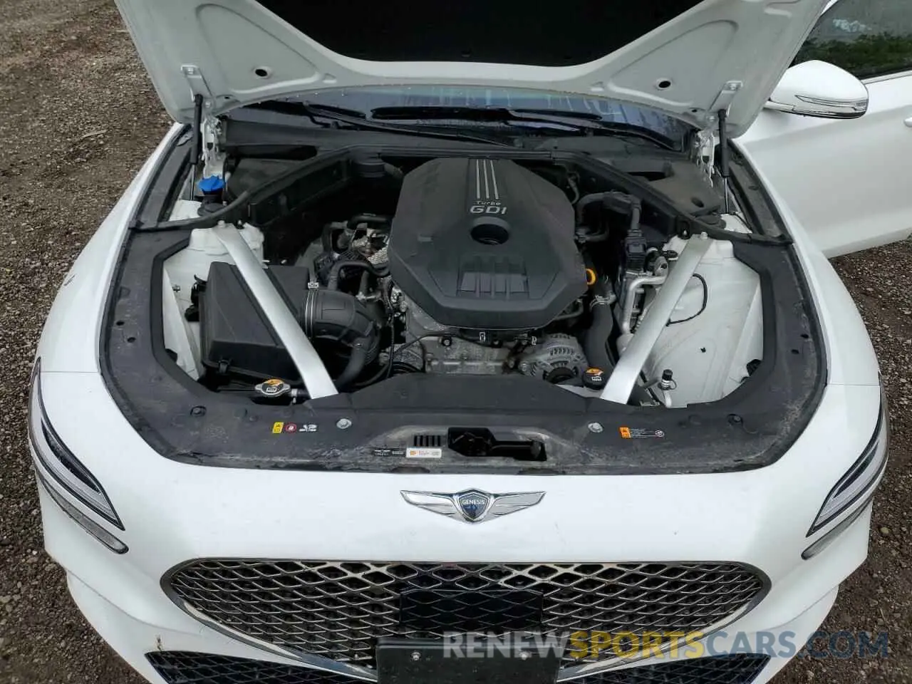 11 fotografías del automóvil dañado KMTG34TA8PU124927 GENESIS G70 BASE 2023