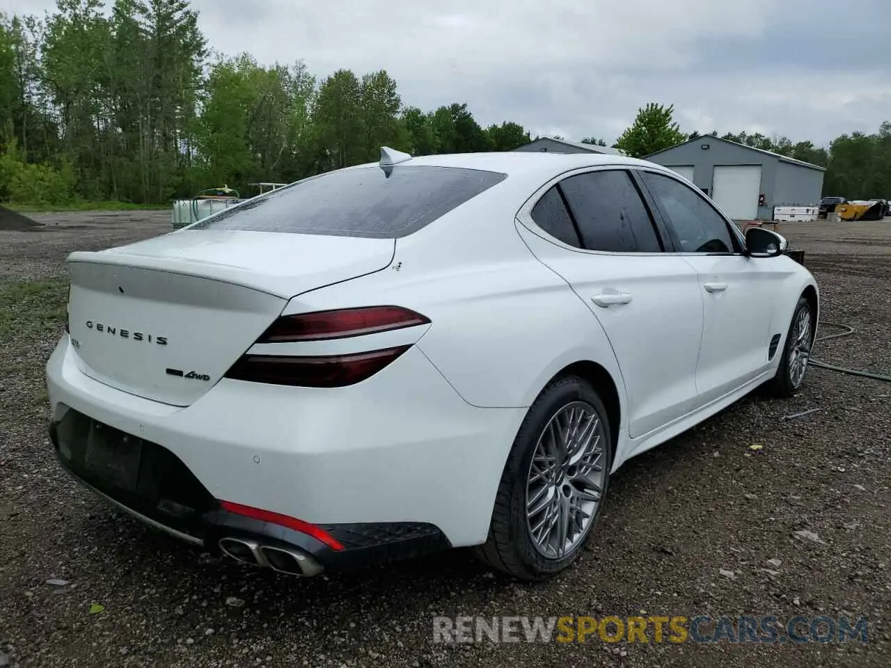 3 fotografías del automóvil dañado KMTG34TA8PU124927 GENESIS G70 BASE 2023