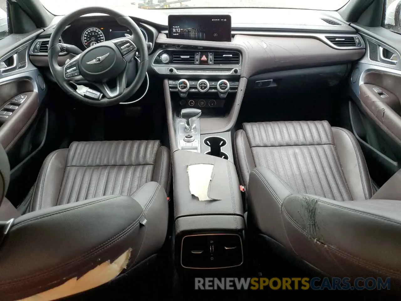 8 fotografías del automóvil dañado KMTG34TA8PU124927 GENESIS G70 BASE 2023