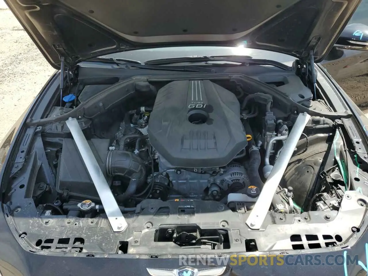 11 fotografías del automóvil dañado KMTG34TA8PU126872 GENESIS G70 BASE 2023
