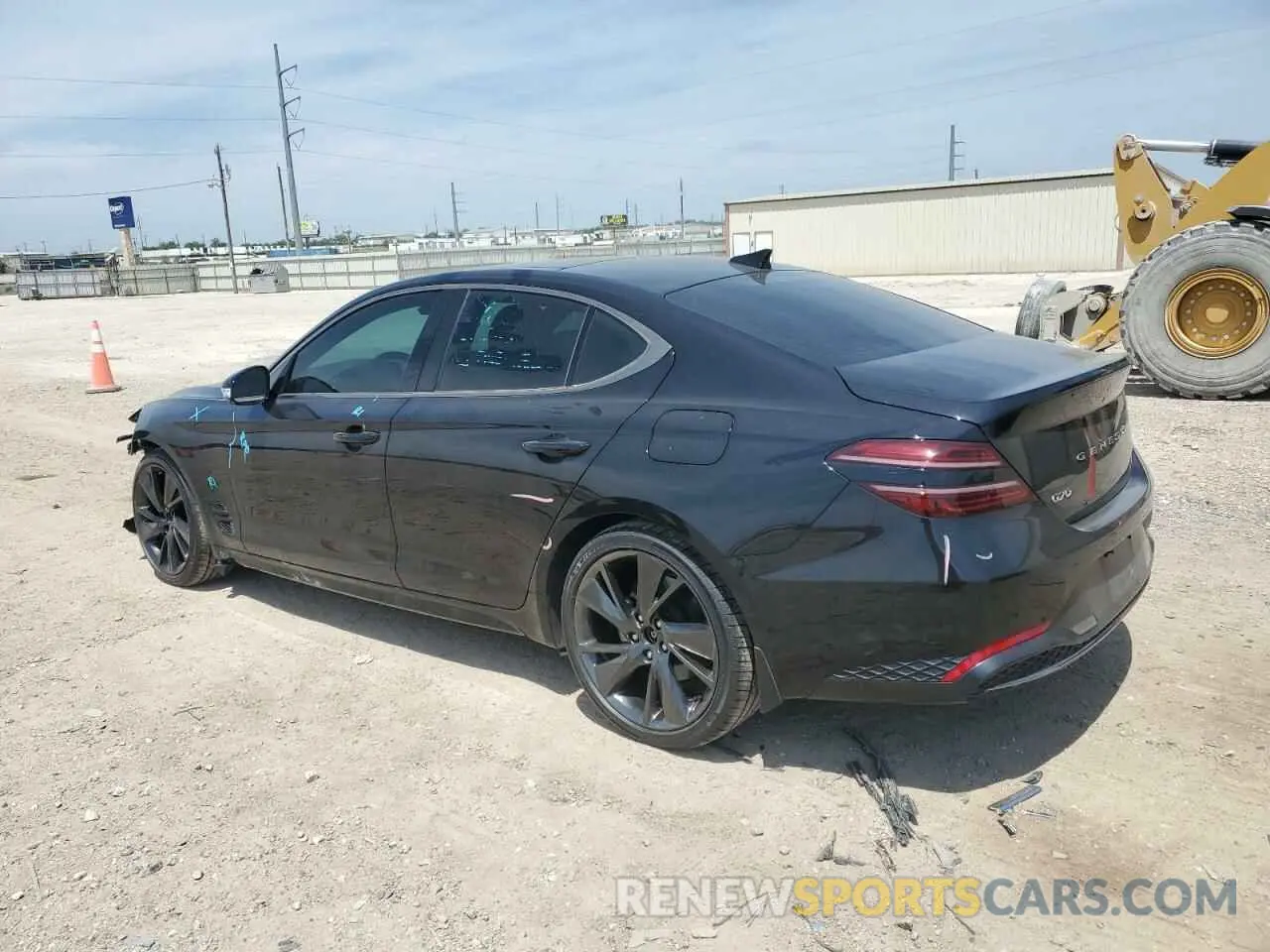 2 fotografías del automóvil dañado KMTG34TA8PU126872 GENESIS G70 BASE 2023