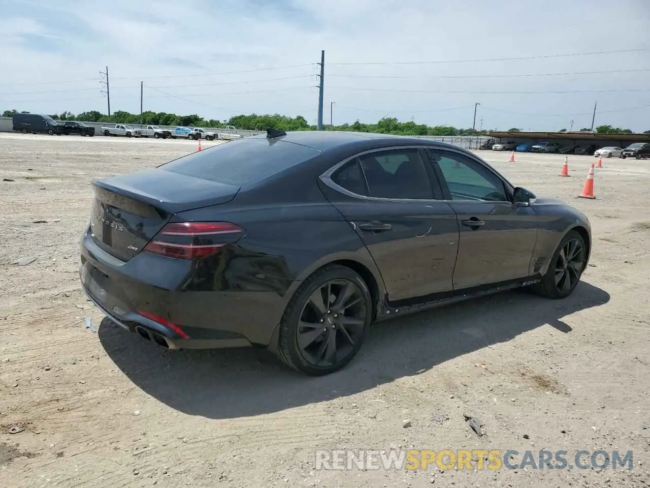 3 fotografías del automóvil dañado KMTG34TA8PU126872 GENESIS G70 BASE 2023