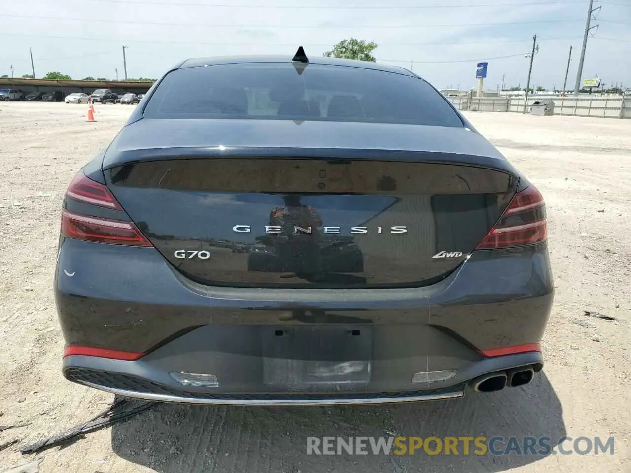 6 fotografías del automóvil dañado KMTG34TA8PU126872 GENESIS G70 BASE 2023
