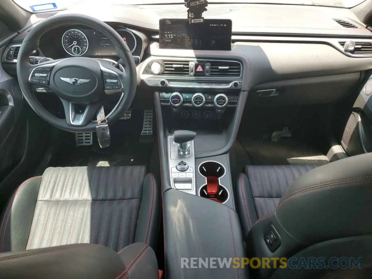 8 fotografías del automóvil dañado KMTG34TA8PU126872 GENESIS G70 BASE 2023
