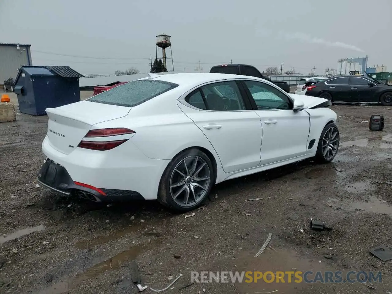 3 fotografías del automóvil dañado KMTG34TA9PU123771 GENESIS G70 BASE 2023