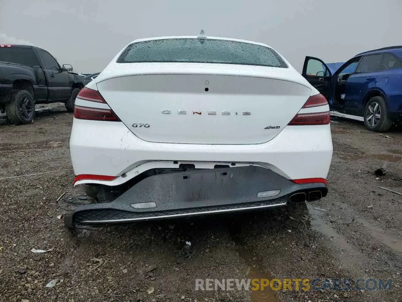 6 fotografías del automóvil dañado KMTG34TA9PU123771 GENESIS G70 BASE 2023