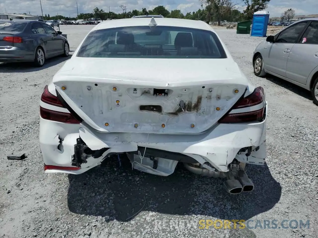6 fotografías del automóvil dañado KMTG34TA9PU131837 GENESIS G70 BASE 2023