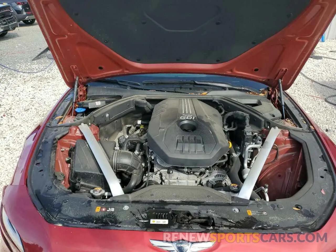 11 fotografías del automóvil dañado KMTG34TAXPU129255 GENESIS G70 BASE 2023
