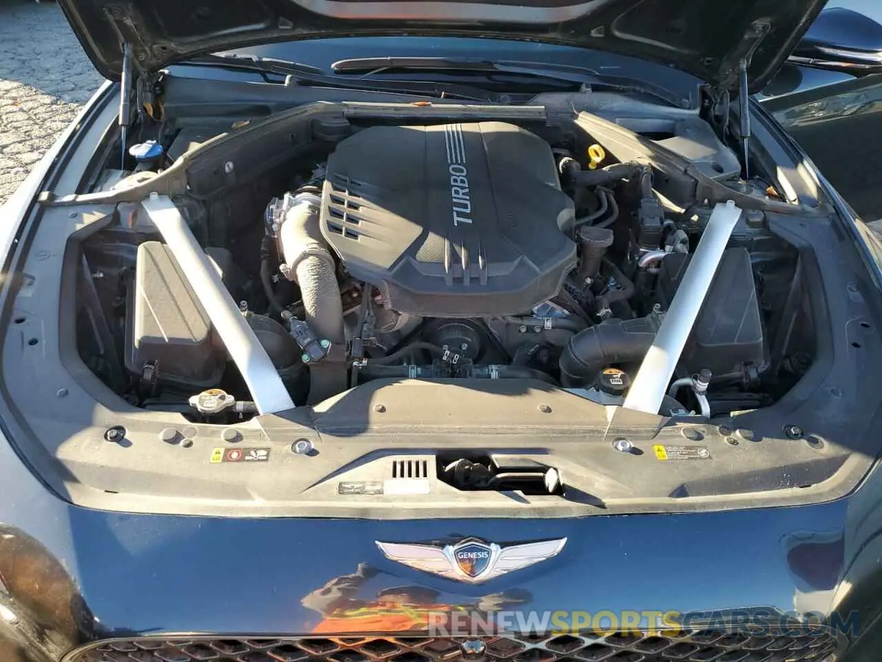 11 fotografías del automóvil dañado KMTG54TE1PU106881 GENESIS G70 BASE 2023
