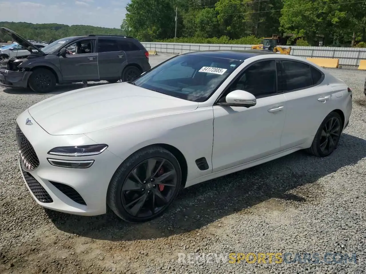 1 fotografías del automóvil dañado KMTG54TE1PU122398 GENESIS G70 BASE 2023