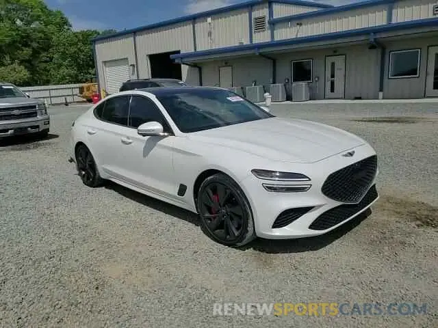 13 fotografías del automóvil dañado KMTG54TE1PU122398 GENESIS G70 BASE 2023