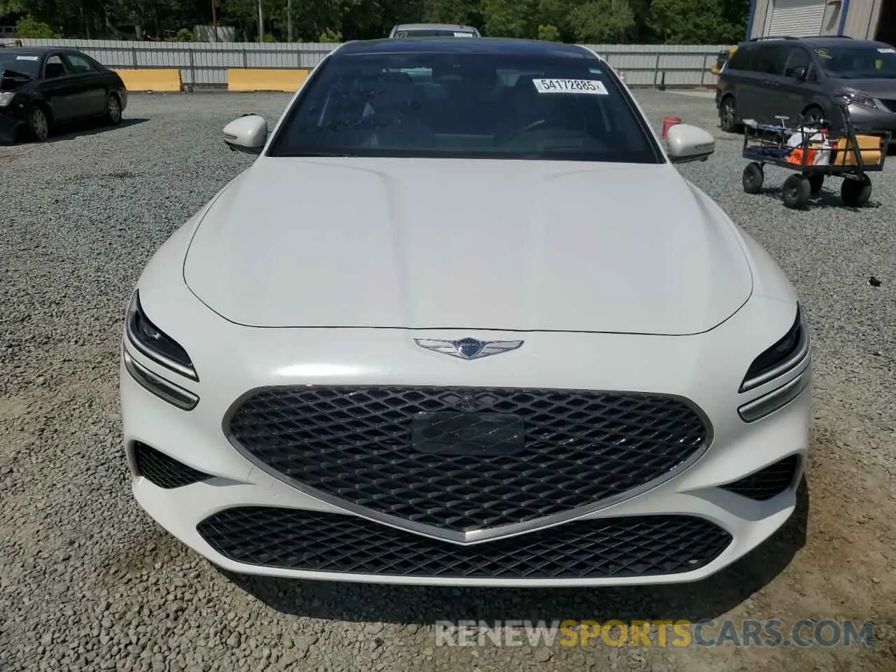 5 fotografías del automóvil dañado KMTG54TE1PU122398 GENESIS G70 BASE 2023