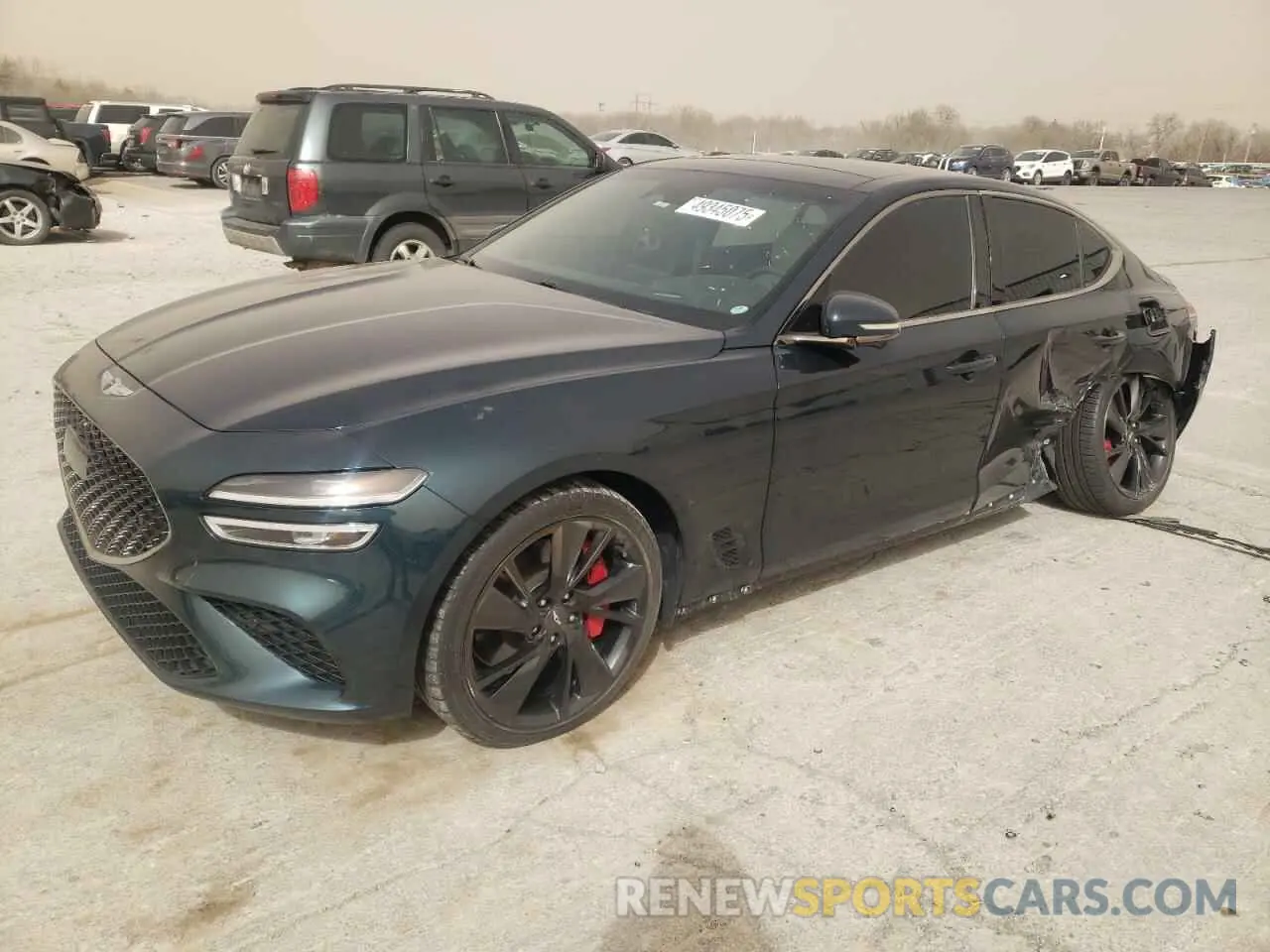 1 fotografías del automóvil dañado KMTG54TE4PU113520 GENESIS G70 BASE 2023