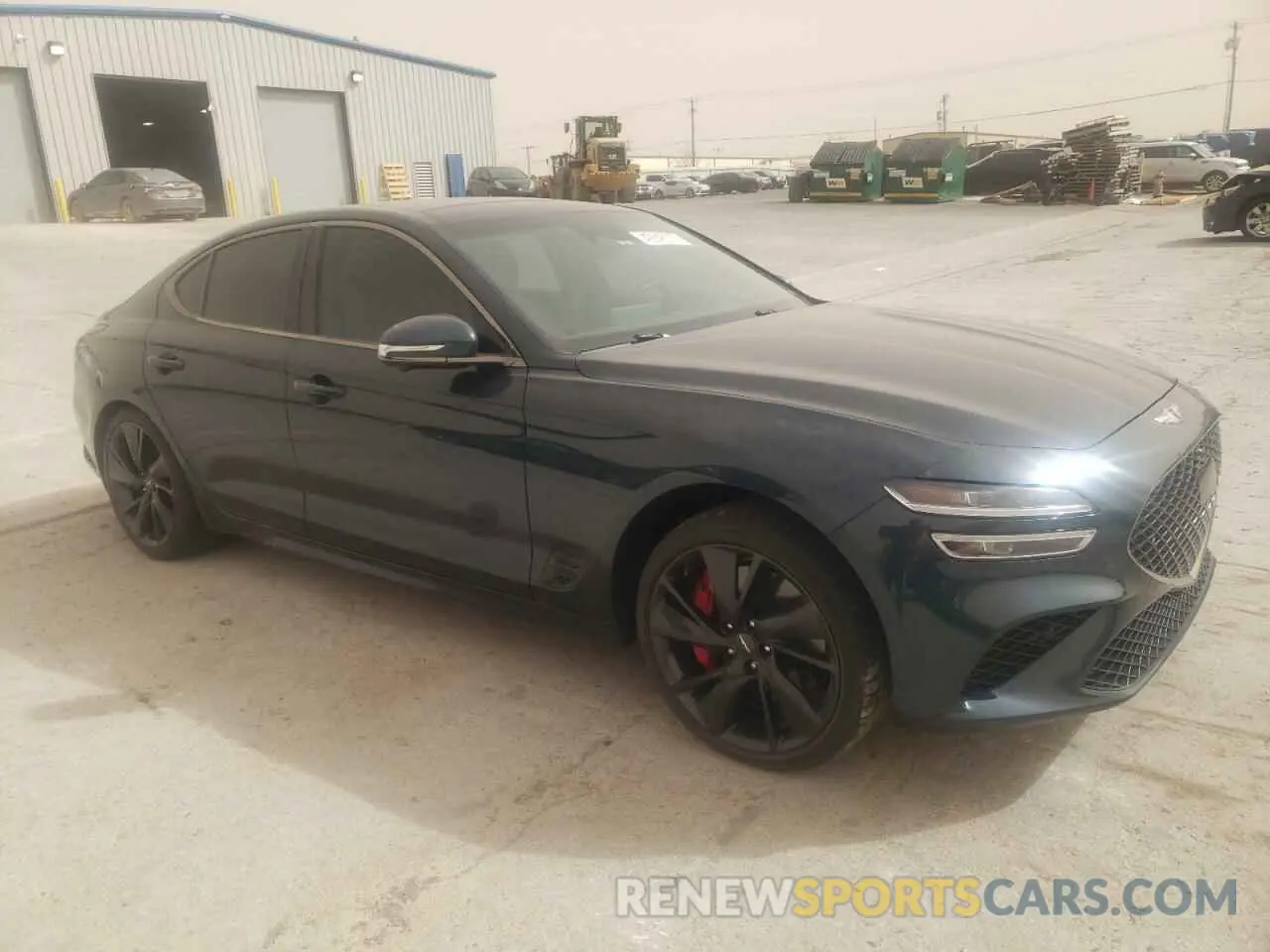4 fotografías del automóvil dañado KMTG54TE4PU113520 GENESIS G70 BASE 2023