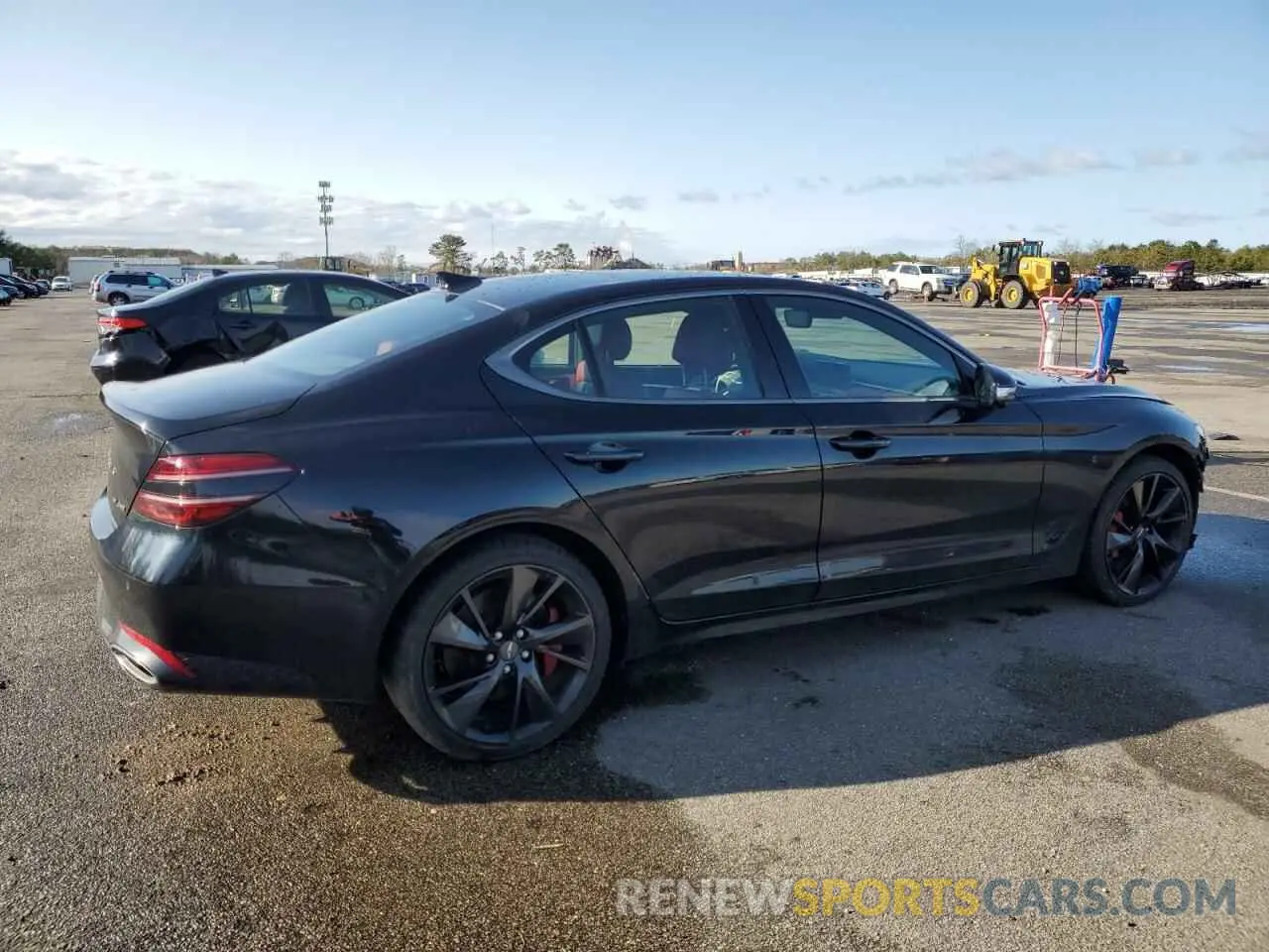 3 fotografías del automóvil dañado KMTG54TE4PU122153 GENESIS G70 BASE 2023