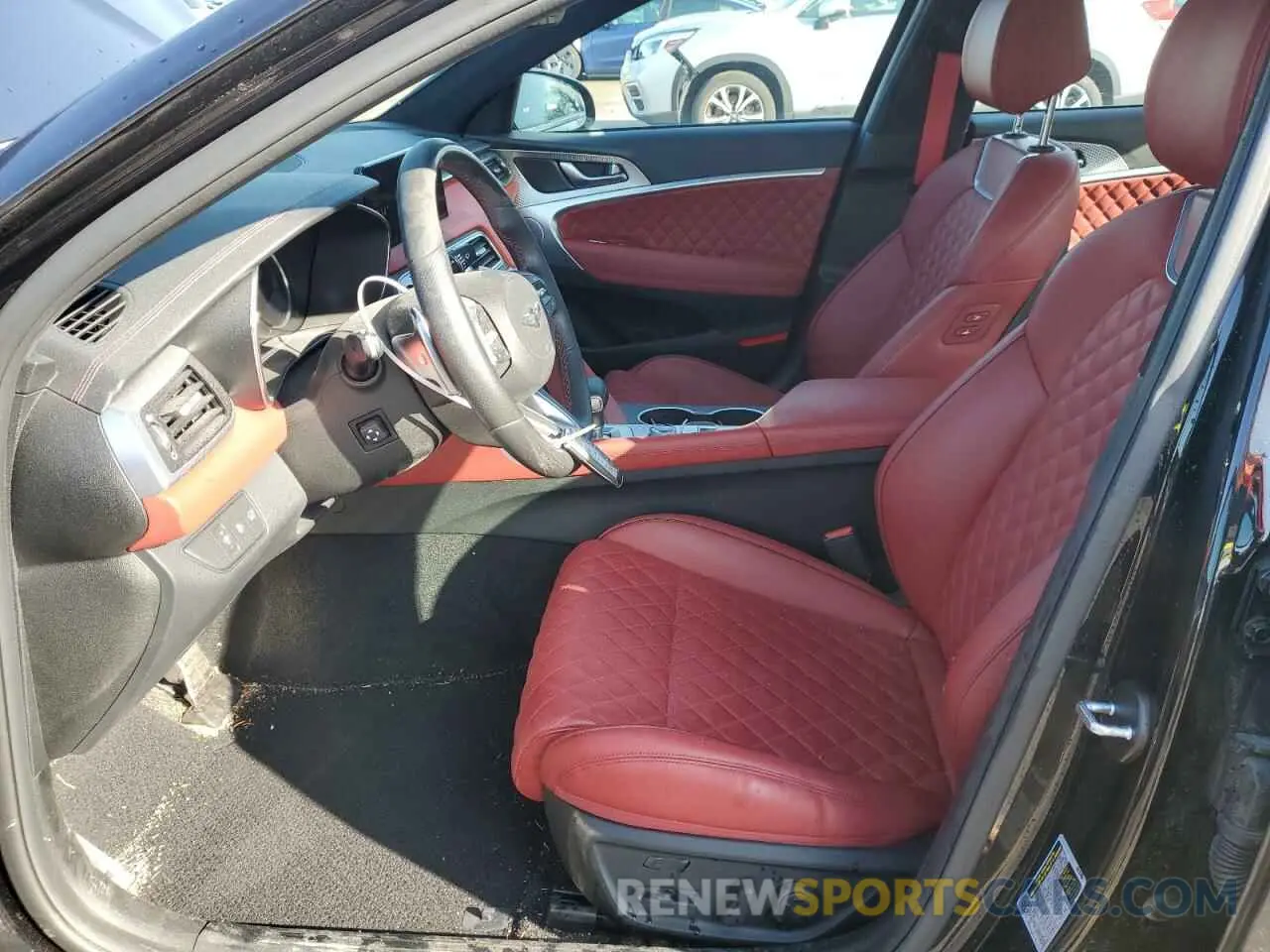 7 fotografías del automóvil dañado KMTG54TE4PU122153 GENESIS G70 BASE 2023