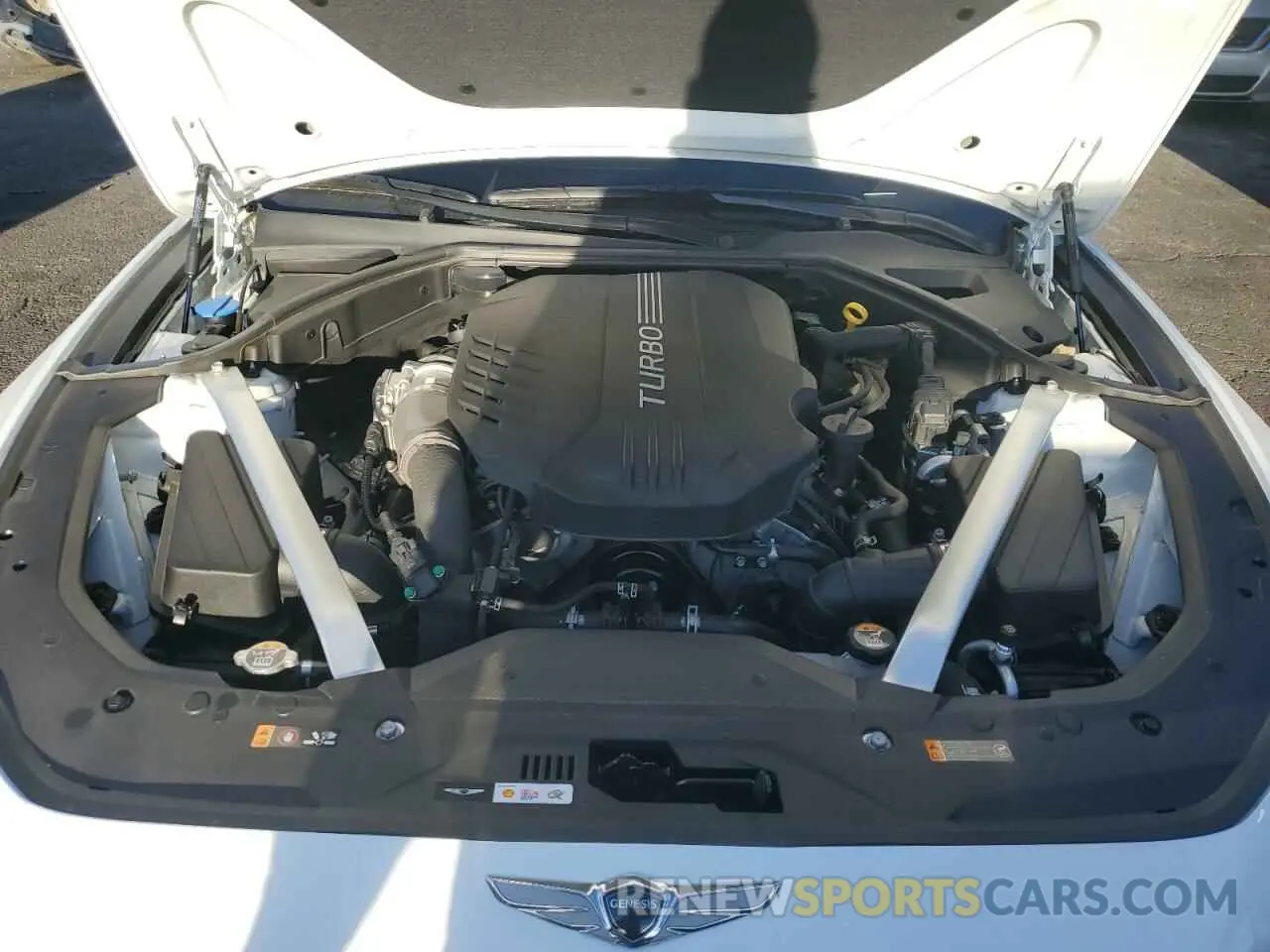 11 fotografías del automóvil dañado KMTG54TE5PU128933 GENESIS G70 BASE 2023