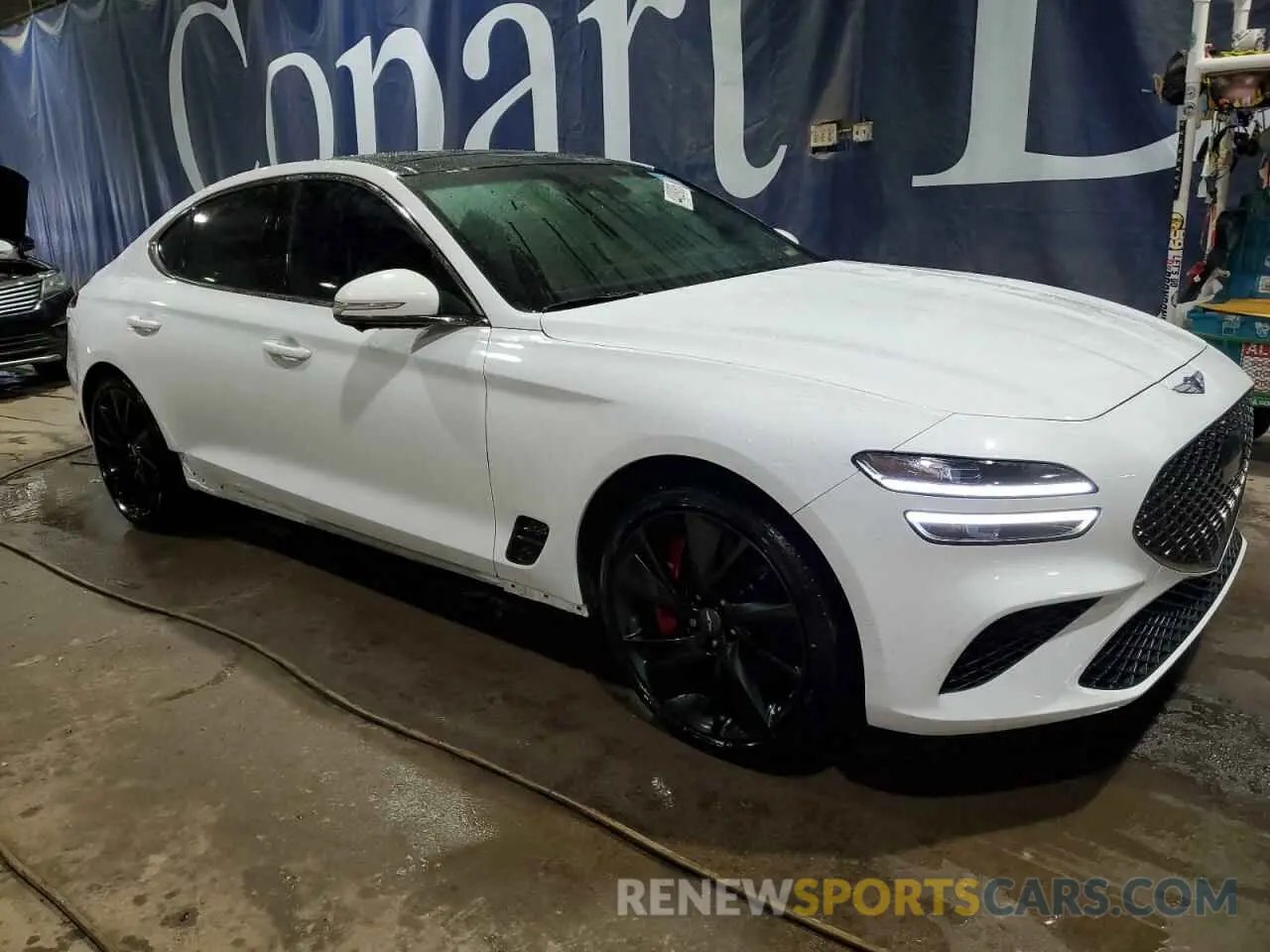 4 fotografías del automóvil dañado KMTG54TE6PU114331 GENESIS G70 BASE 2023