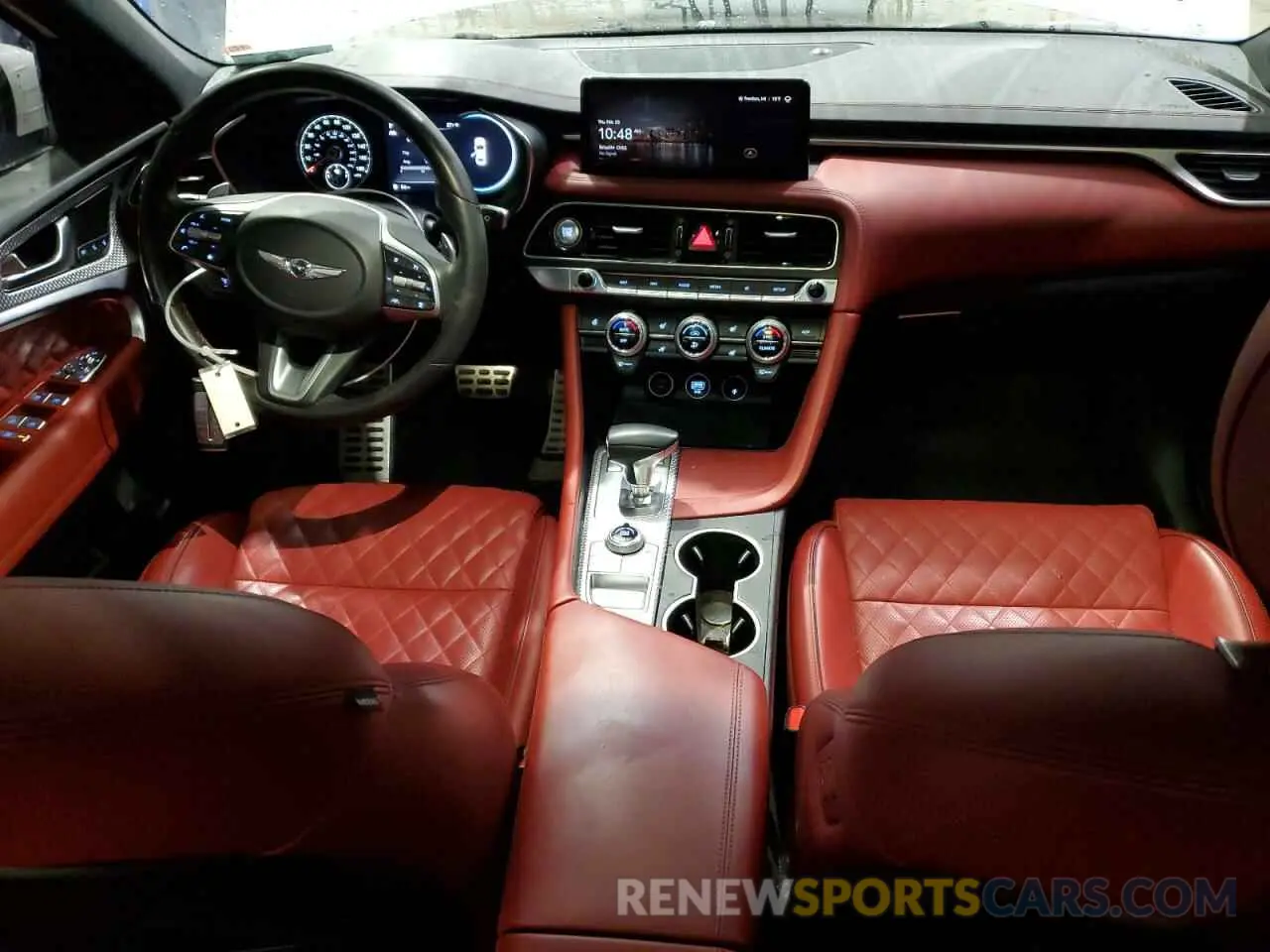 8 fotografías del automóvil dañado KMTG54TE6PU114331 GENESIS G70 BASE 2023