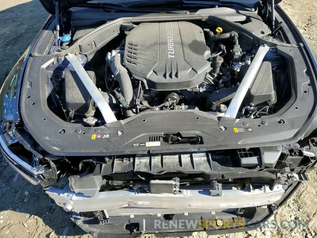 11 fotografías del automóvil dañado KMTG54TE9PU110984 GENESIS G70 BASE 2023
