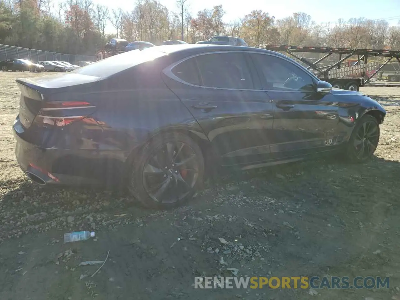 3 fotografías del automóvil dañado KMTG54TE9PU110984 GENESIS G70 BASE 2023