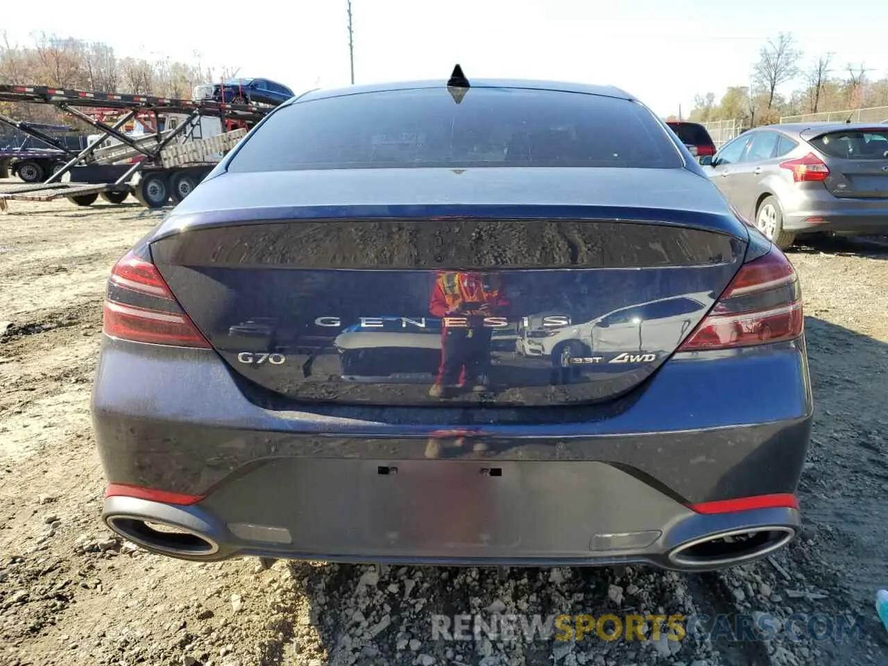 6 fotografías del automóvil dañado KMTG54TE9PU110984 GENESIS G70 BASE 2023