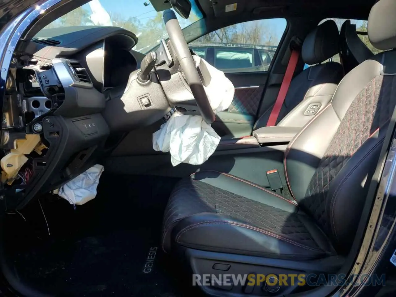7 fotografías del automóvil dañado KMTG54TE9PU110984 GENESIS G70 BASE 2023