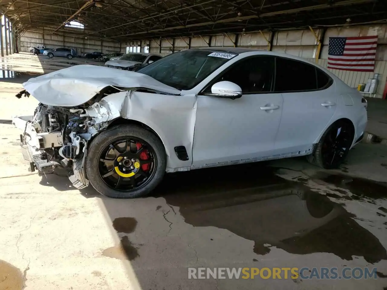 1 fotografías del automóvil dañado KMTG54TEXPU108841 GENESIS G70 BASE 2023
