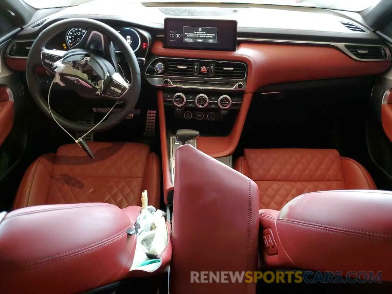 8 fotografías del automóvil dañado KMTG54TEXPU108841 GENESIS G70 BASE 2023