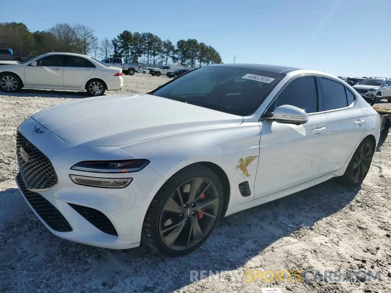 1 fotografías del automóvil dañado KMTG54TEXPU125509 GENESIS G70 BASE 2023
