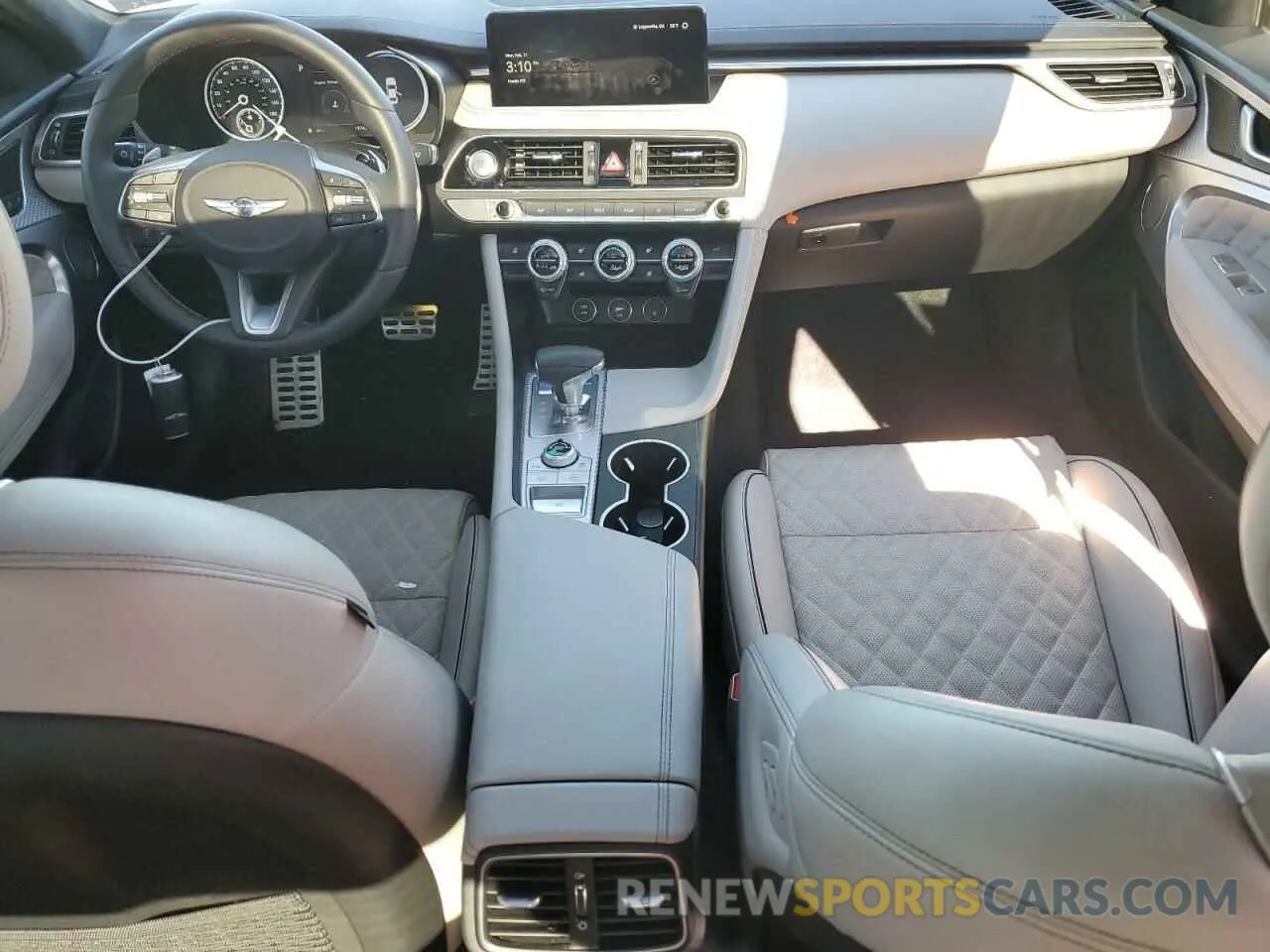 8 fotografías del automóvil dañado KMTG54TEXPU125509 GENESIS G70 BASE 2023