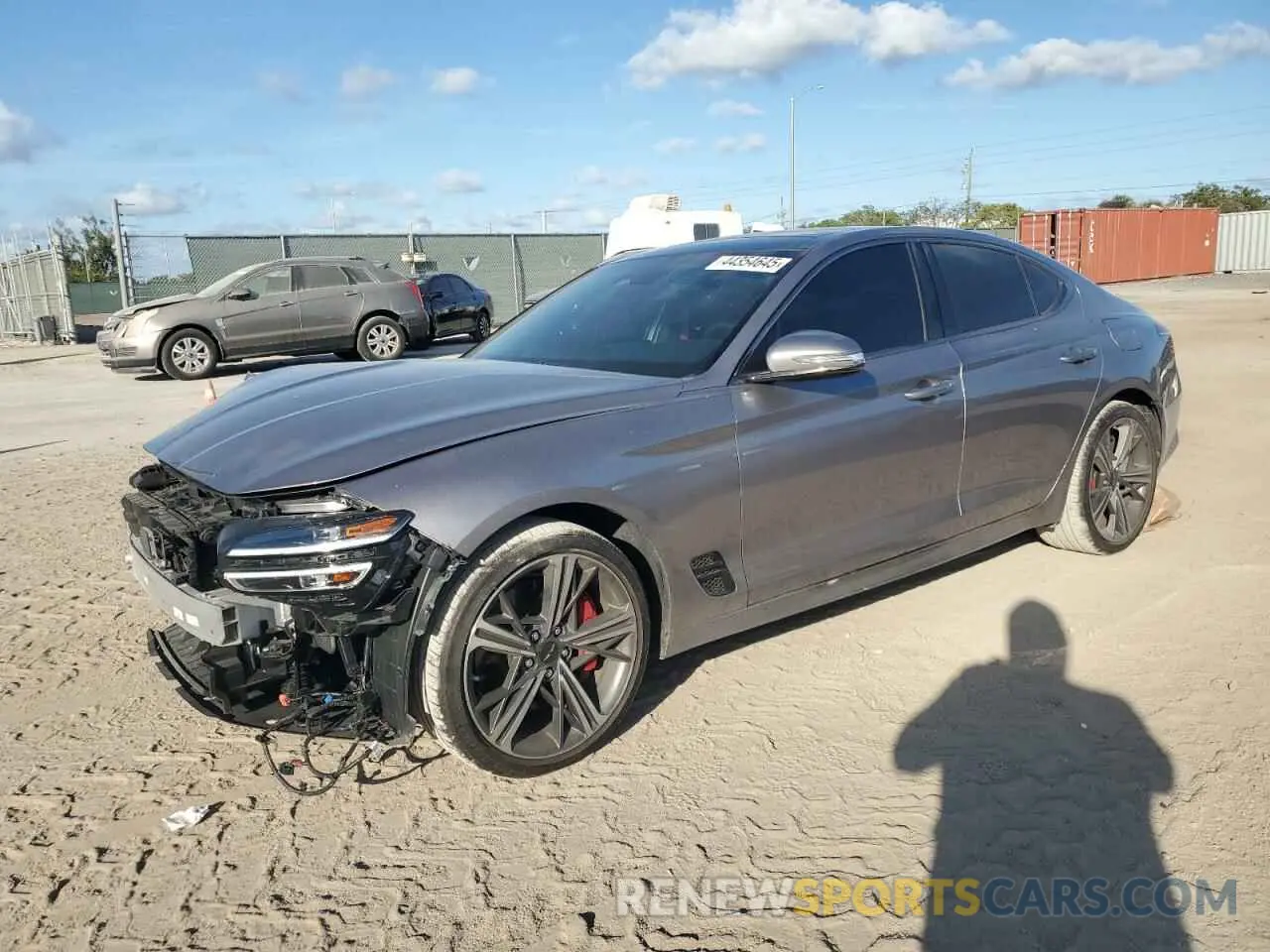 1 fotografías del automóvil dañado KMTG34SC1RU136438 GENESIS G70 BASE 2024