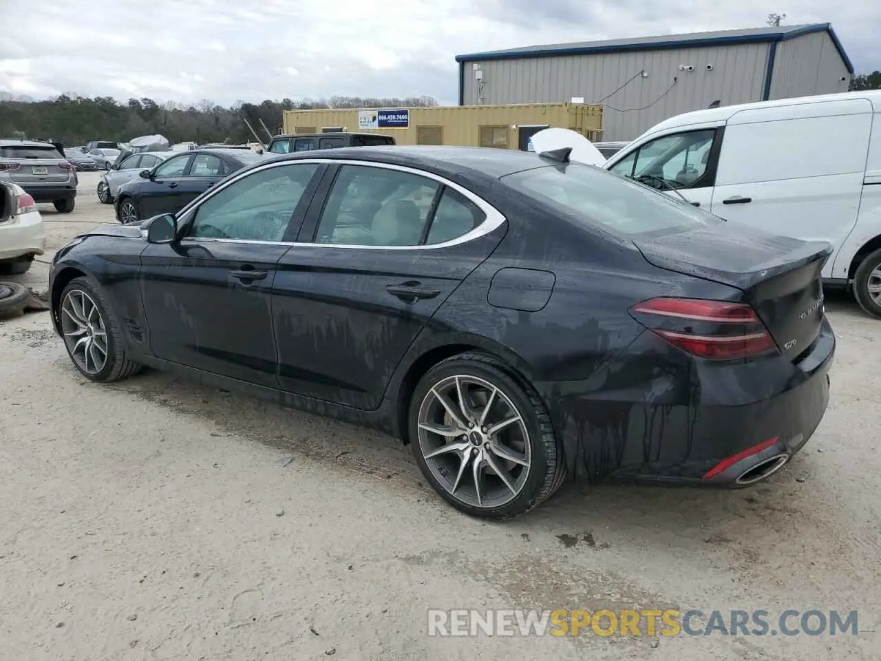 2 fotografías del automóvil dañado KMTG34SC4RU143058 GENESIS G70 BASE 2024