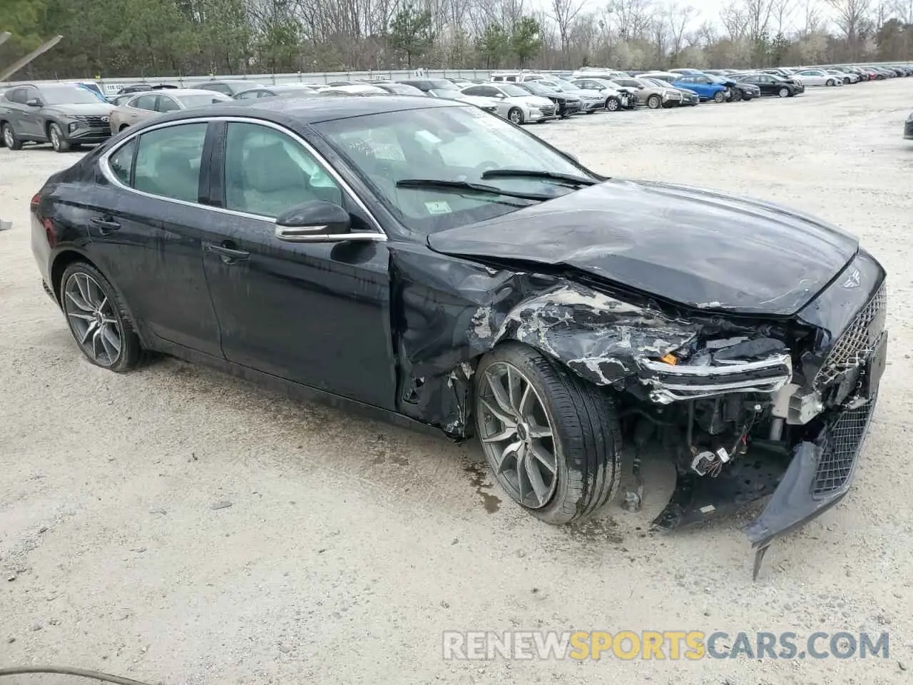 4 fotografías del automóvil dañado KMTG34SC4RU143058 GENESIS G70 BASE 2024