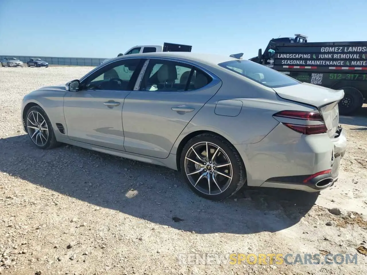 2 fotografías del automóvil dañado KMTG34SC5RU142873 GENESIS G70 BASE 2024