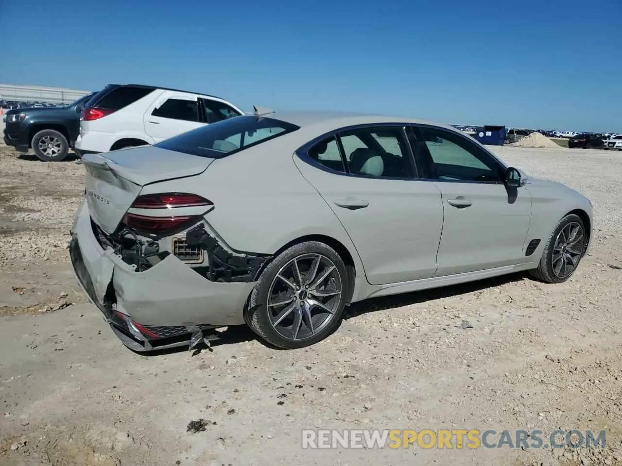 3 fotografías del automóvil dañado KMTG34SC5RU142873 GENESIS G70 BASE 2024