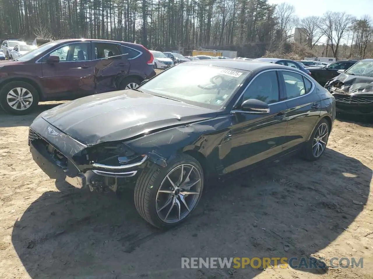 1 fotografías del automóvil dañado KMTG34SC5RU143084 GENESIS G70 BASE 2024