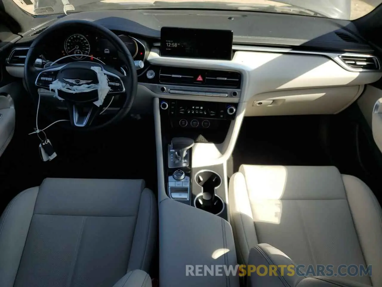 8 fotografías del automóvil dañado KMTG34SC5RU143084 GENESIS G70 BASE 2024