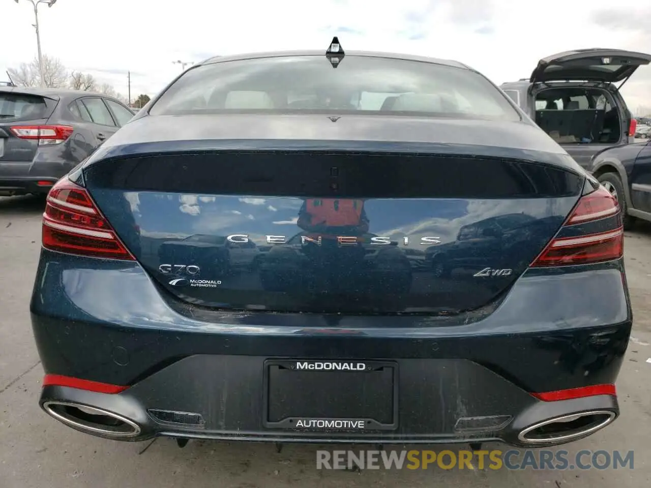 6 fotografías del automóvil dañado KMTG34SC7RU140896 GENESIS G70 BASE 2024