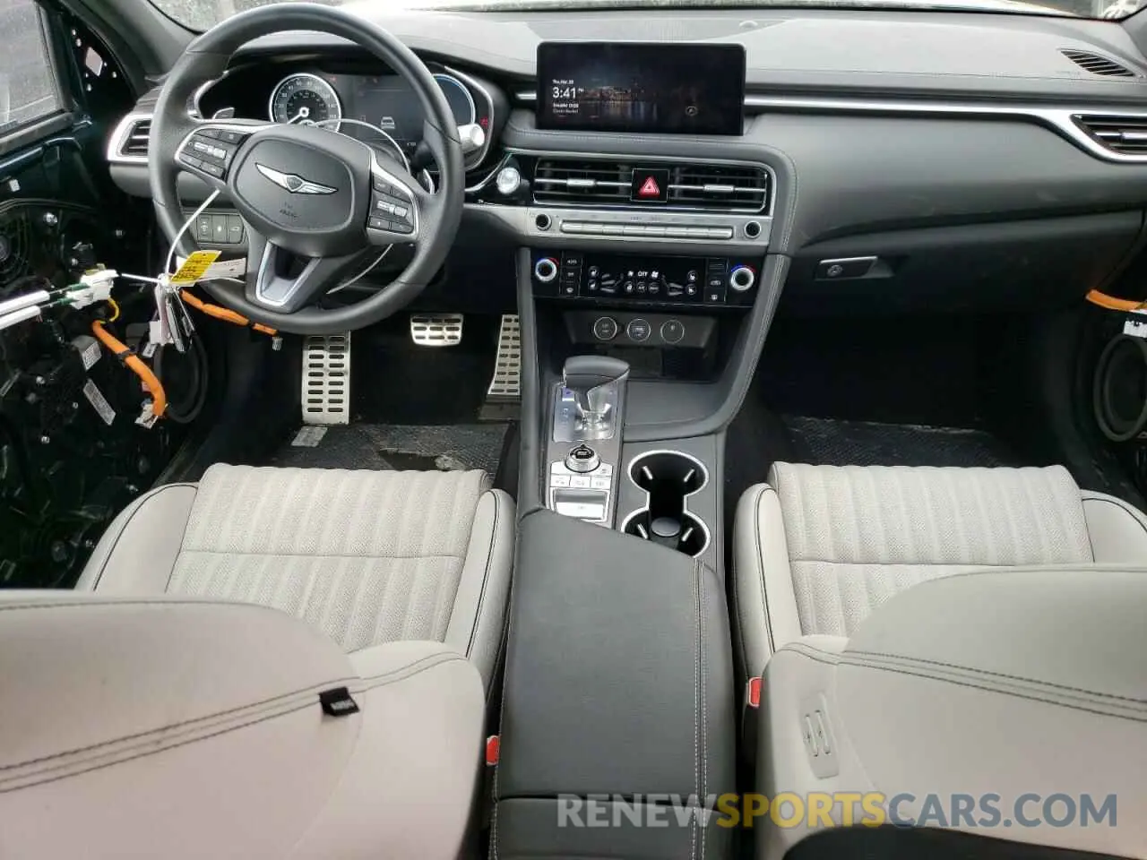 8 fotografías del automóvil dañado KMTG34SC7RU140896 GENESIS G70 BASE 2024