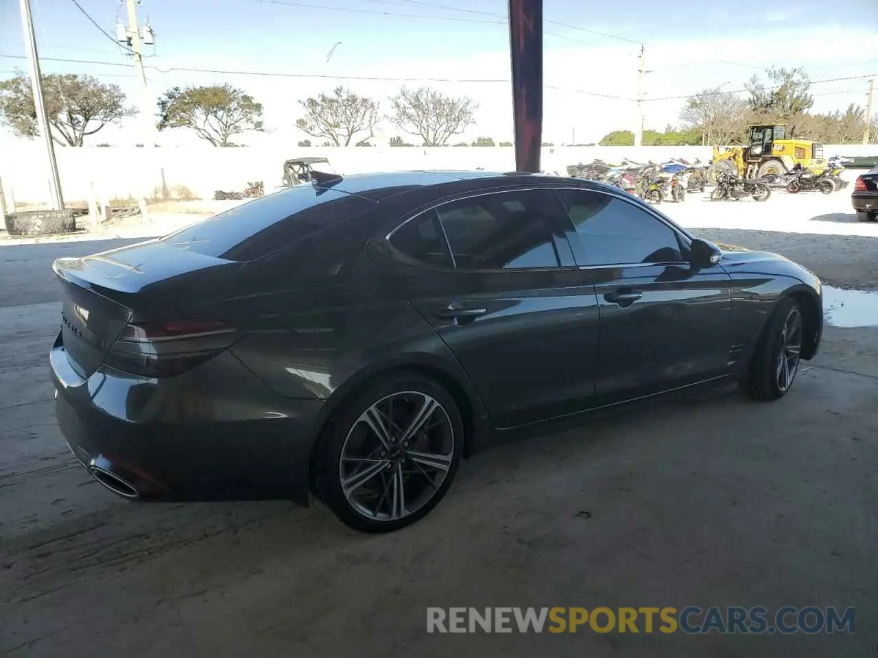 3 fotografías del automóvil dañado KMTG34SC8RU136338 GENESIS G70 BASE 2024