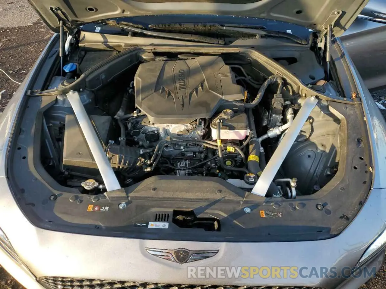 11 fotografías del automóvil dañado KMTG34SC8RU140244 GENESIS G70 BASE 2024