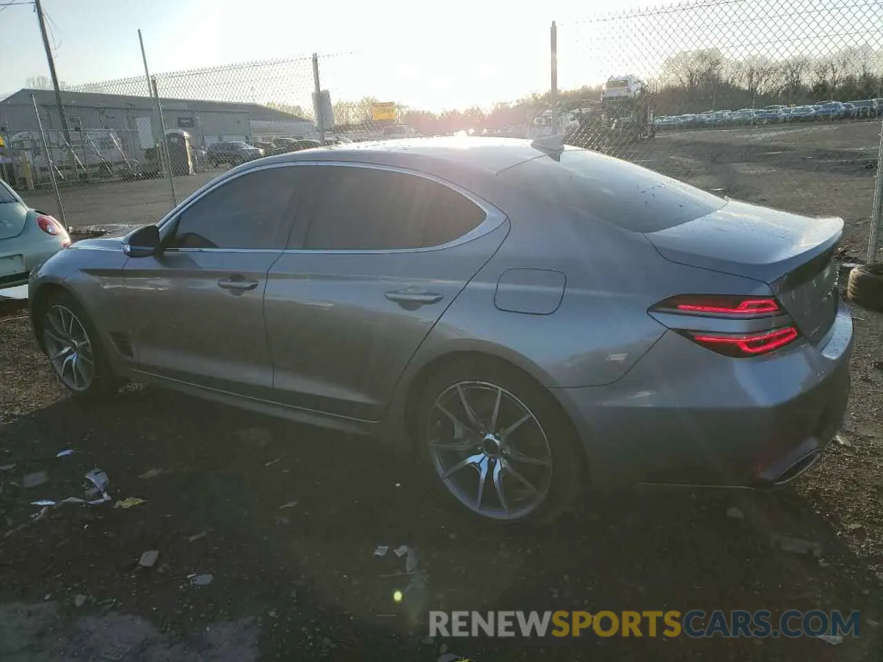 2 fotografías del automóvil dañado KMTG34SC8RU140244 GENESIS G70 BASE 2024
