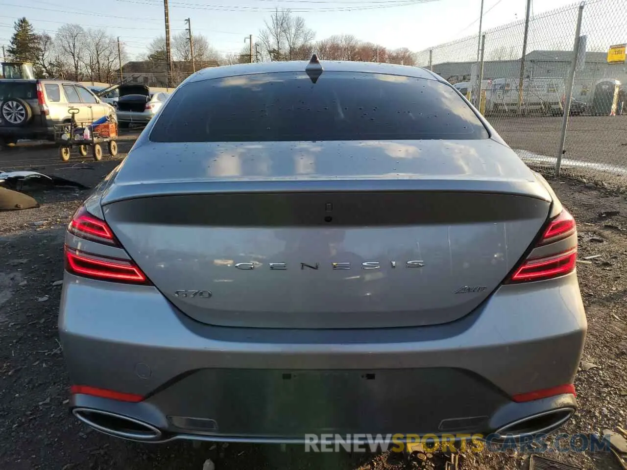 6 fotografías del automóvil dañado KMTG34SC8RU140244 GENESIS G70 BASE 2024