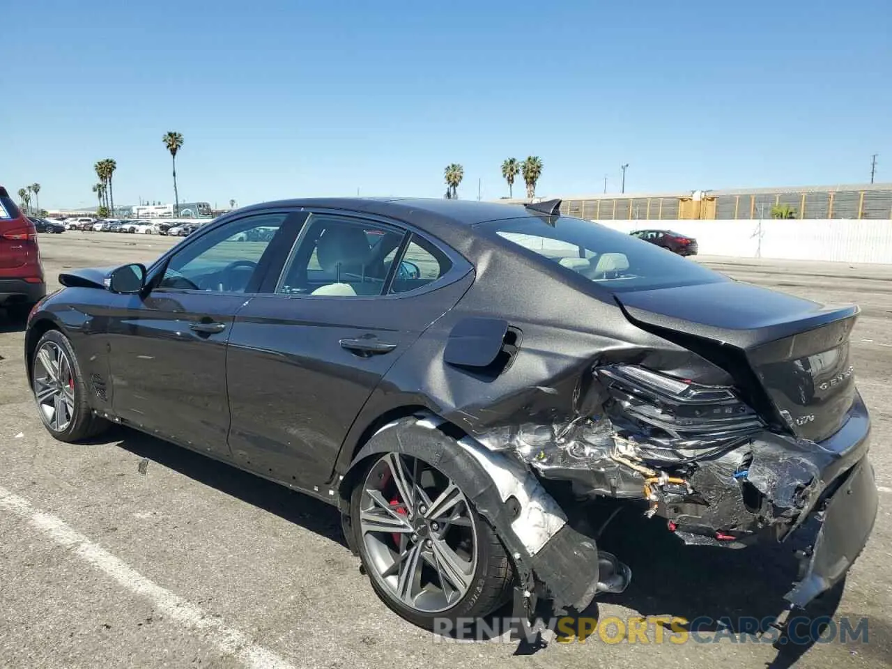 2 fotografías del automóvil dañado KMTG34SC9RU141502 GENESIS G70 BASE 2024