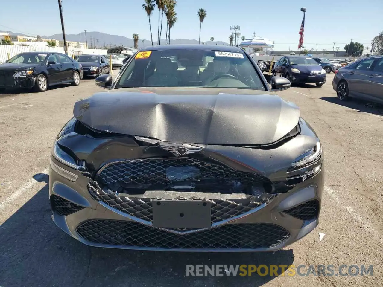 5 fotografías del automóvil dañado KMTG34SC9RU141502 GENESIS G70 BASE 2024