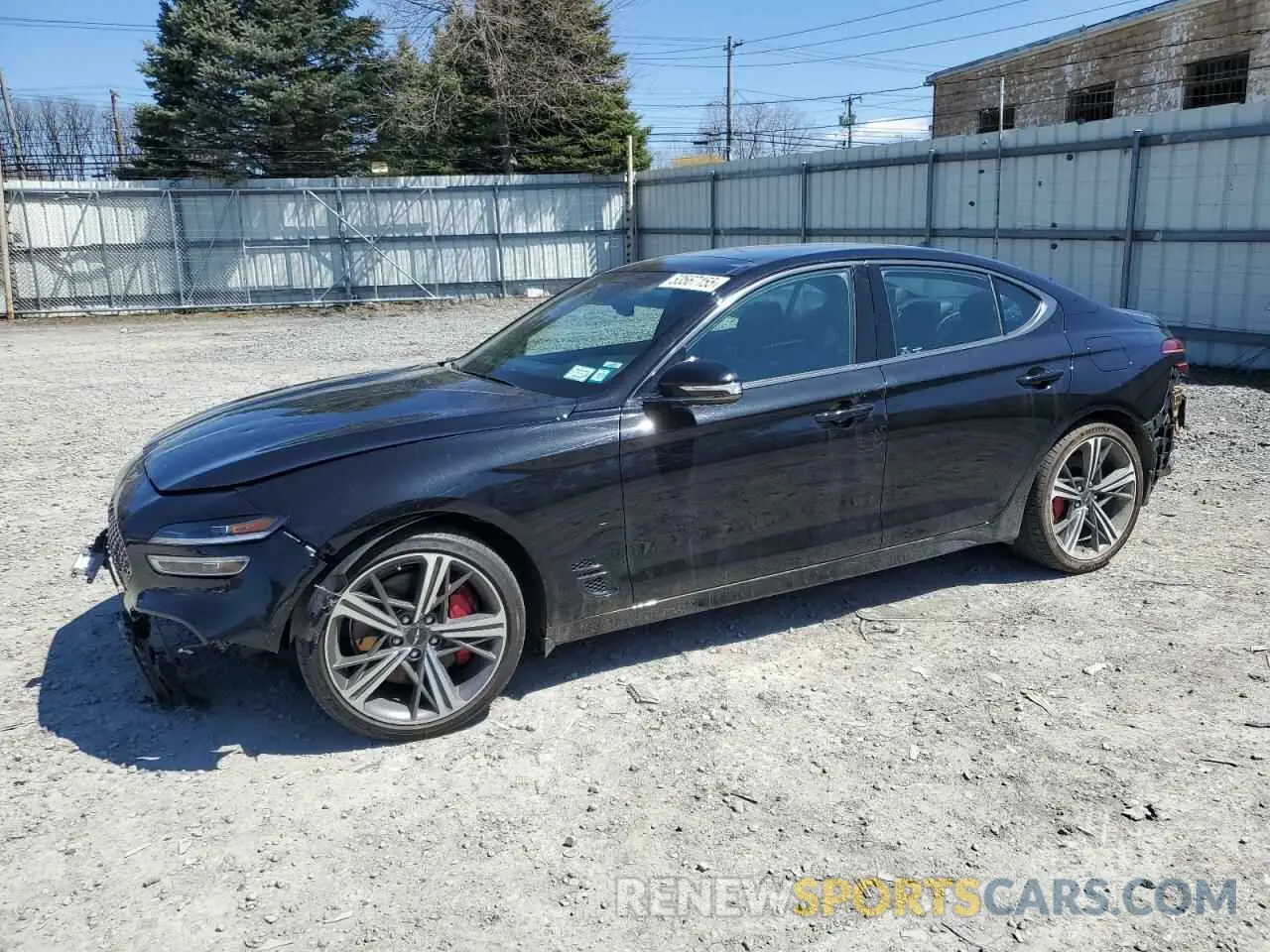 1 fotografías del automóvil dañado KMTG34SCXRU138219 GENESIS G70 BASE 2024