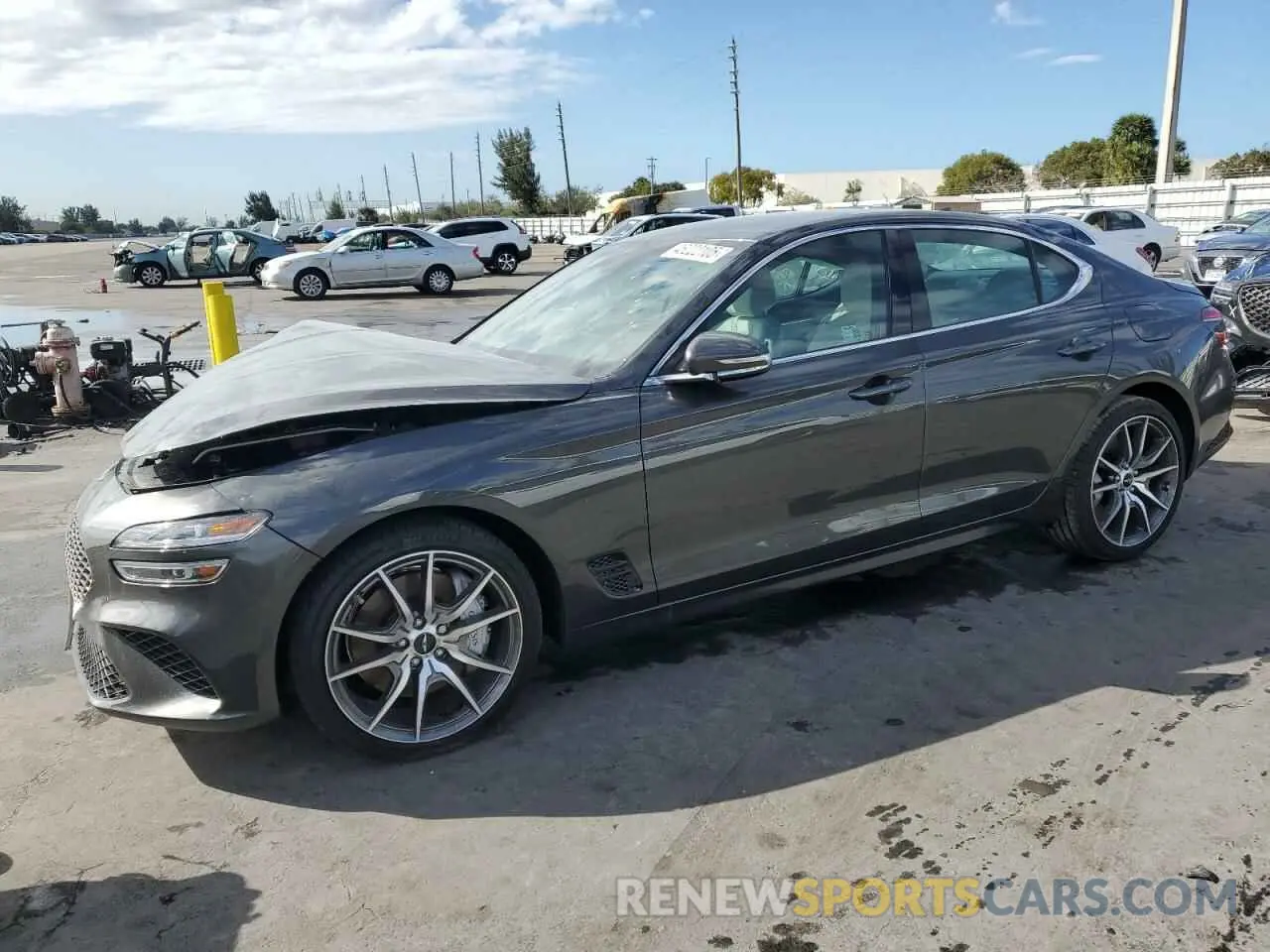 1 fotografías del automóvil dañado KMTG34SC0SU144360 GENESIS G70 BASE 2025